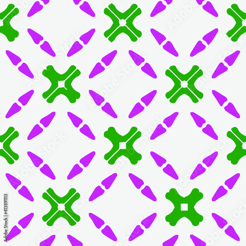 Seamless pattern with multicolored shapes.