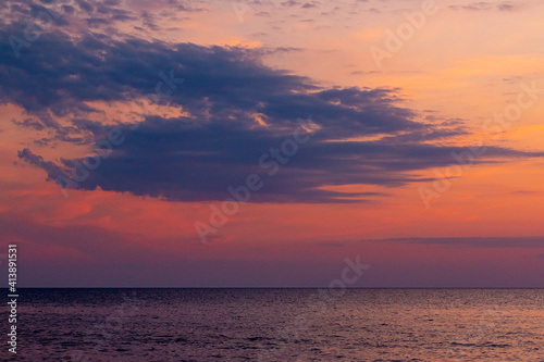 sunset over the sea © FOTOLUSIS