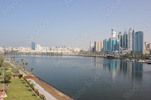 The waterfront in Sharjah city