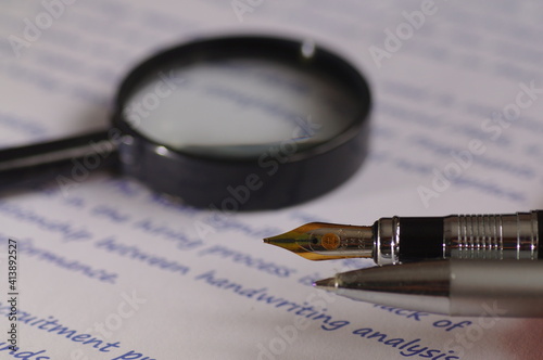 Graphological examination of writing - attributes of a graphologist.