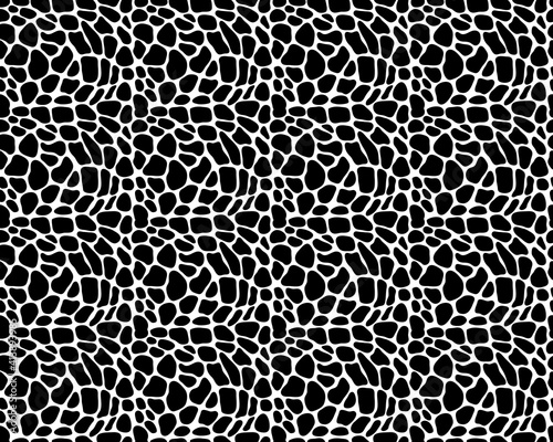 Seamless pattern of leather of giraffe, illustration 