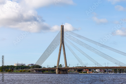 Bridge over the river Daugava, Riga