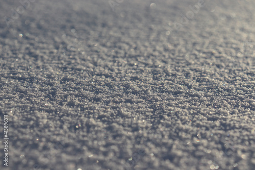 texture of the snow