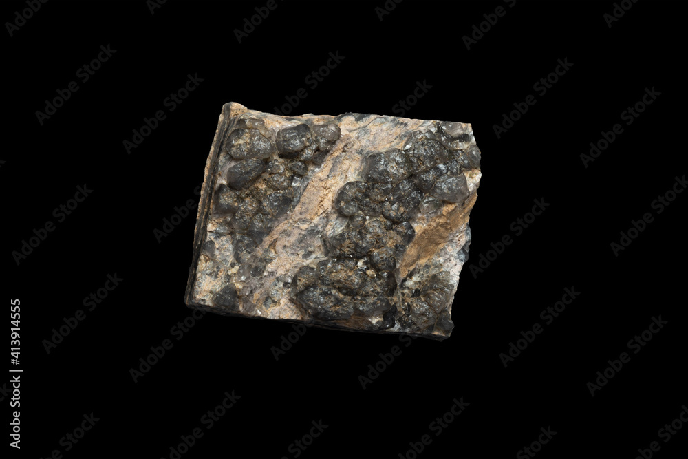 mineral stone isolated on black mineral stone isolated on black