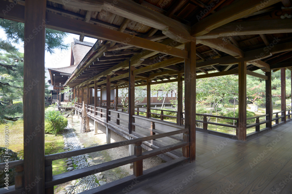 大覚寺 正寝殿への回廊 京都市 大覚寺 正寝殿への回廊 京都市
