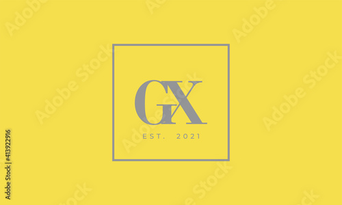 Pantone 2021 Ultimate Gray logotype monogram alphabet characters Illuminating backgound