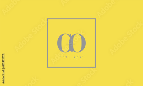 Pantone 2021 Ultimate Gray logotype monogram alphabet characters Illuminating backgound