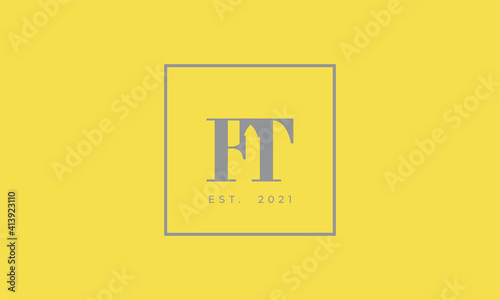 Pantone 2021 Ultimate Gray logotype monogram alphabet characters Illuminating backgound