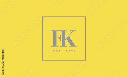 Pantone 2021 Ultimate Gray logotype monogram alphabet characters Illuminating backgound