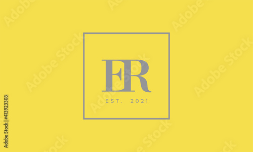 Pantone 2021 Ultimate Gray logotype monogram alphabet characters Illuminating backgound
