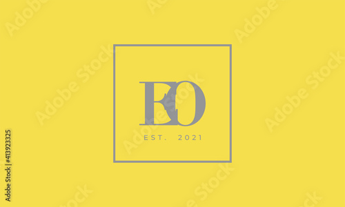 Pantone 2021 Ultimate Gray logotype monogram alphabet characters Illuminating backgound