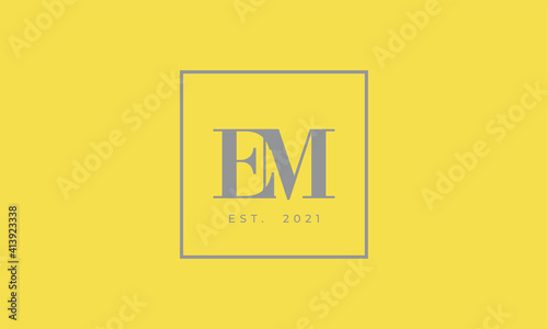 Pantone 2021 Ultimate Gray logotype monogram alphabet characters Illuminating backgound