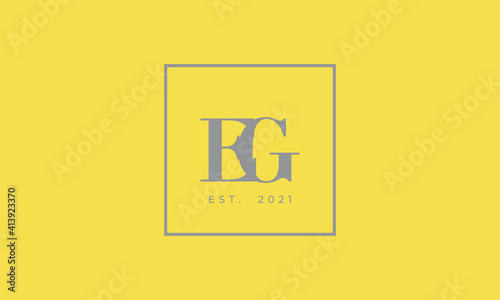 Pantone 2021 Ultimate Gray logotype monogram alphabet characters Illuminating backgound