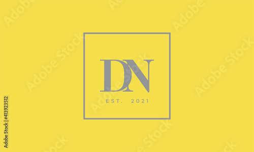 Pantone 2021 Ultimate Gray logotype monogram alphabet characters Illuminating backgound