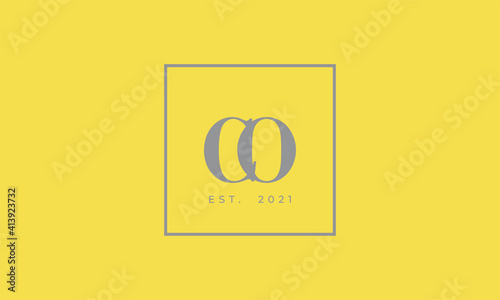 Pantone 2021 Ultimate Gray logotype monogram alphabet characters Illuminating backgound