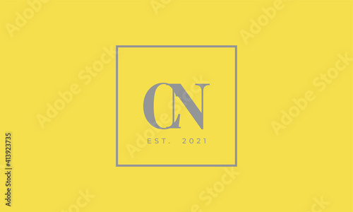 Pantone 2021 Ultimate Gray logotype monogram alphabet characters Illuminating backgound