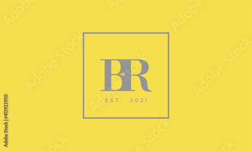 Pantone 2021 Ultimate Gray logotype monogram alphabet characters Illuminating backgound