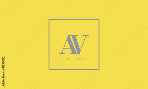 Pantone 2021 Ultimate Gray logotype monogram alphabet characters Illuminating backgound
