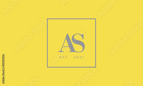 Pantone 2021 Ultimate Gray logotype monogram alphabet characters Illuminating backgound
