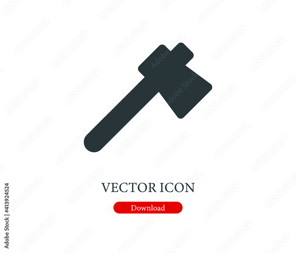 axe vector icon. Editable stroke. Linear symbol for use on web design and mobile apps, logo. Symbol illustration. Pixel vector graphics - Vector axe vector icon. Editable stroke. Linear symbol for use on web design and mobile apps, logo. Symbol illustration. Pixel vector graphics - Vector