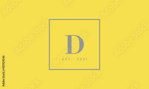 Pantone 2021 Ultimate Gray logotype monogram alphabet characters Illuminating backgound