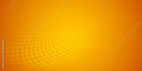 Abstract background made of halftone dots in yellow colors © Olga Moonlight