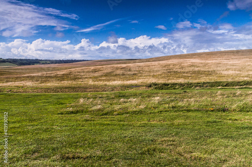 dramatic landscape photos of the British coast. 