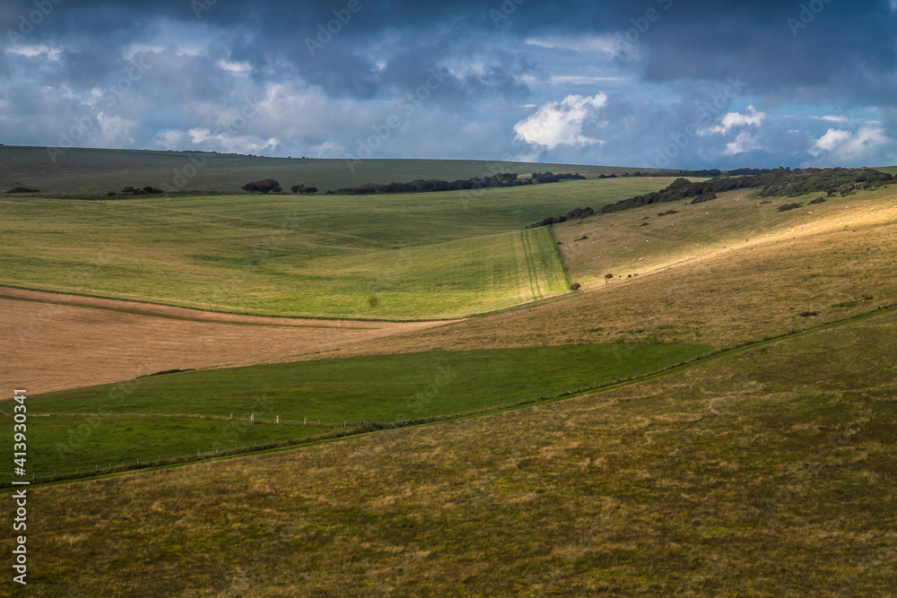 dramatic landscape photos of the British coast.
