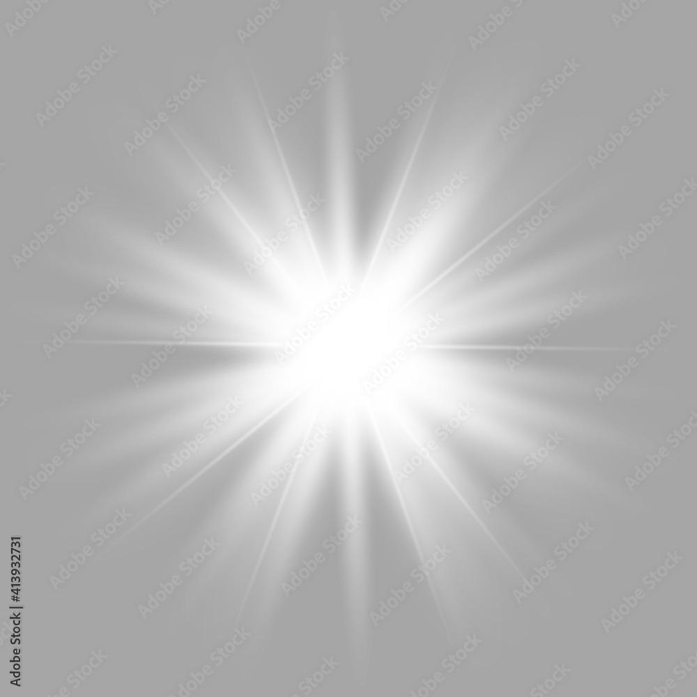 Glow white light effect set, lens flare, explosion, glitter, line, sun flash, spark and stars. Abstract special effect element design. Glow white light effect set, lens flare, explosion, glitter, line, sun flash, spark and stars. Abstract special effect element design.