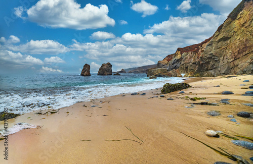 Beautiful landscape, beach and cove, Garrapata State Park, Big Sur, California, USA photo