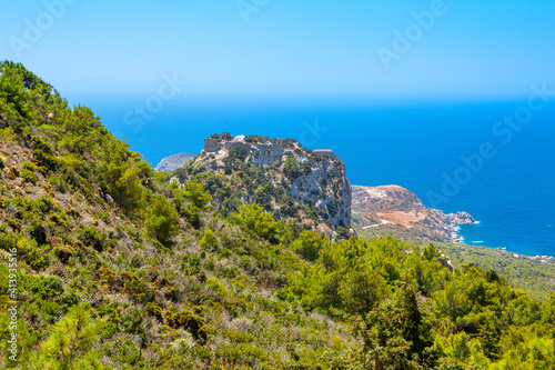 The castle of Monolithos on the island of Rhodes, Greece