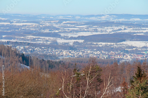 wandern am eggeosthang, silberbach und eggeturm photo