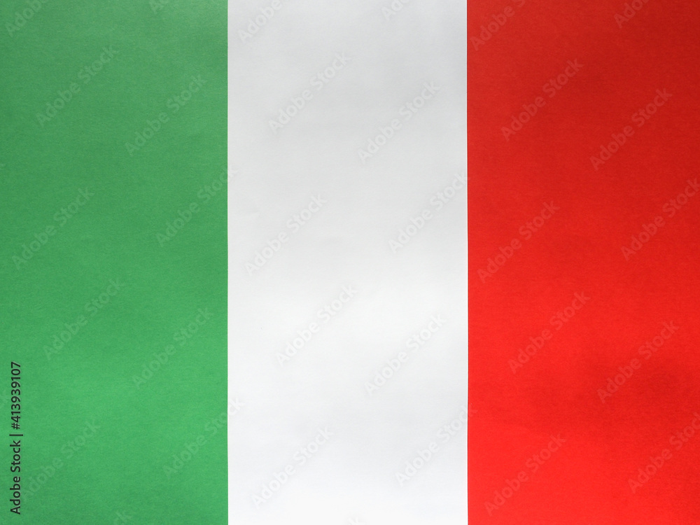Obraz premium Italian Flag of Italy