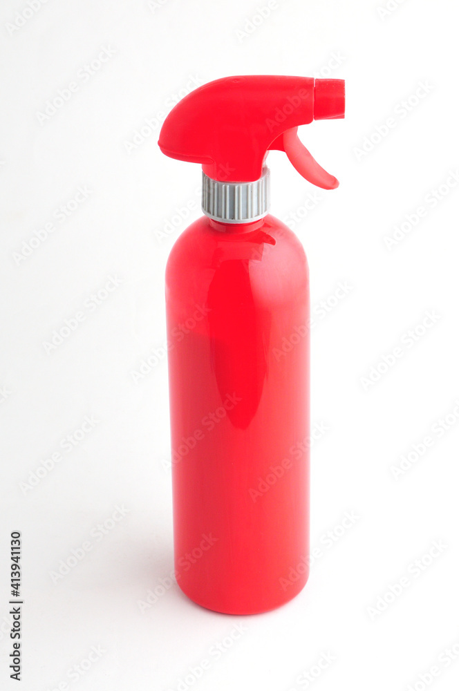 Chemical spray bottle on white background Chemical spray bottle on white background