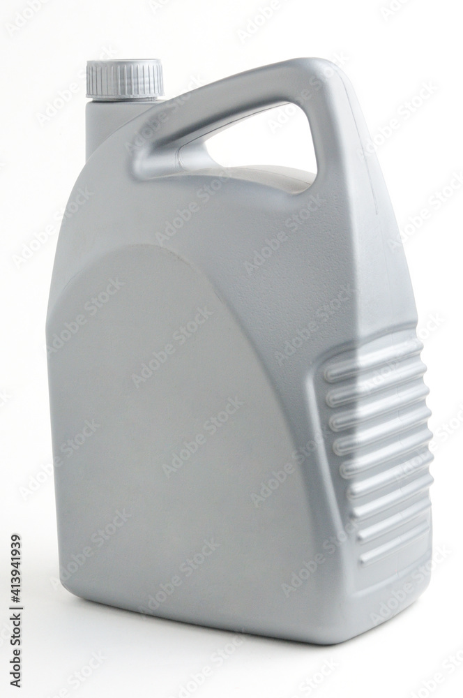 Grey barrel on white background Grey barrel on white background