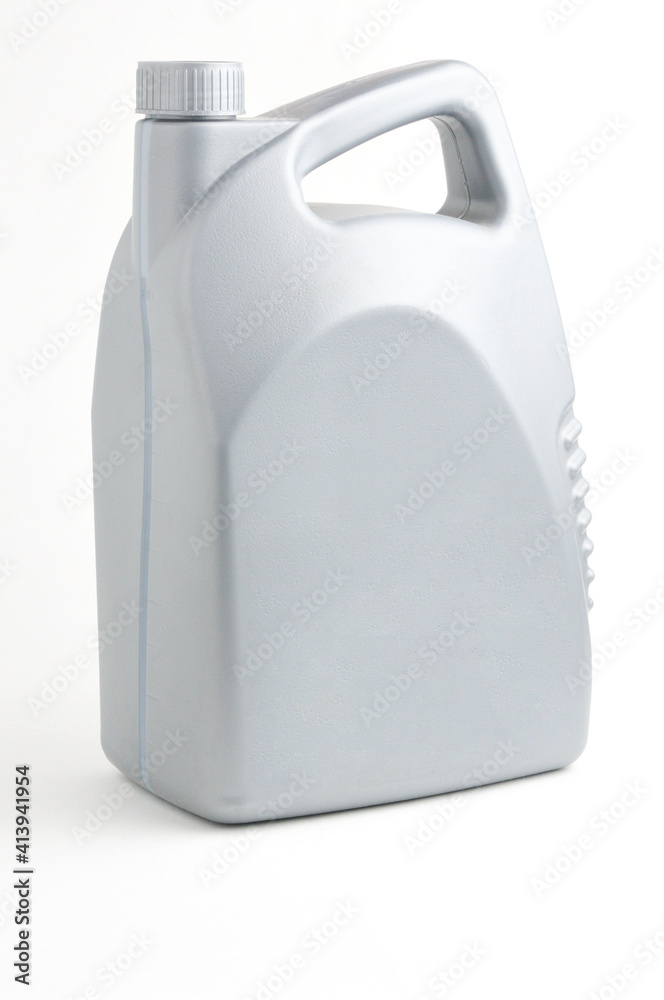 Grey barrel on white background Grey barrel on white background