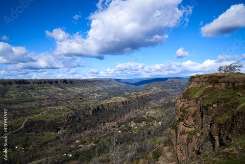 Paradise California Skyway Overlook Mountain Valley Landscape 