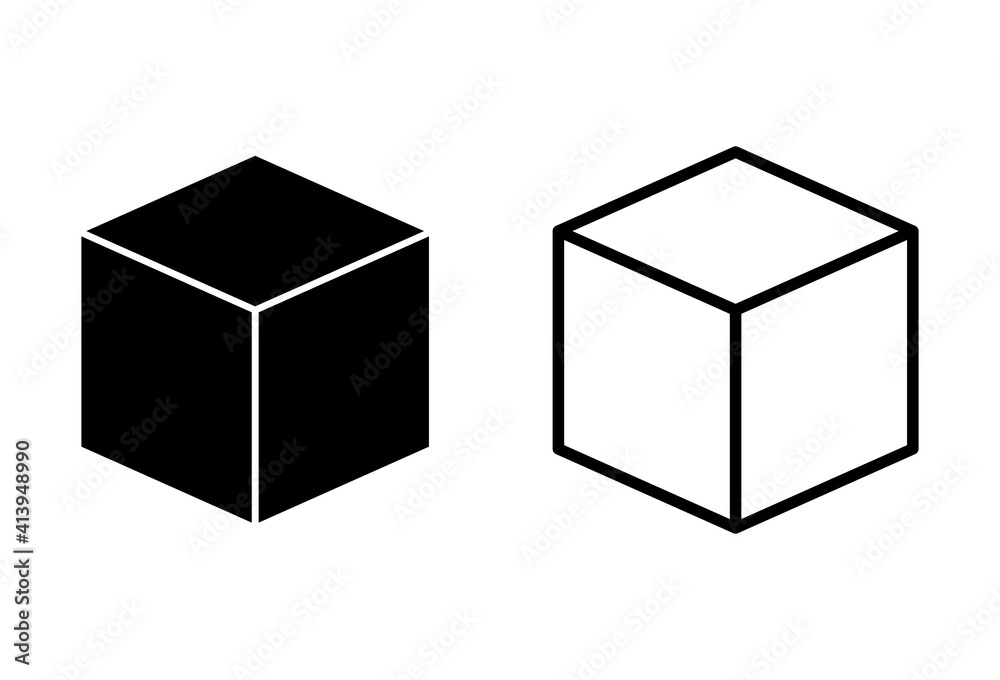 Box icon set. box vector icon, package, parcel Box icon set. box vector icon, package, parcel