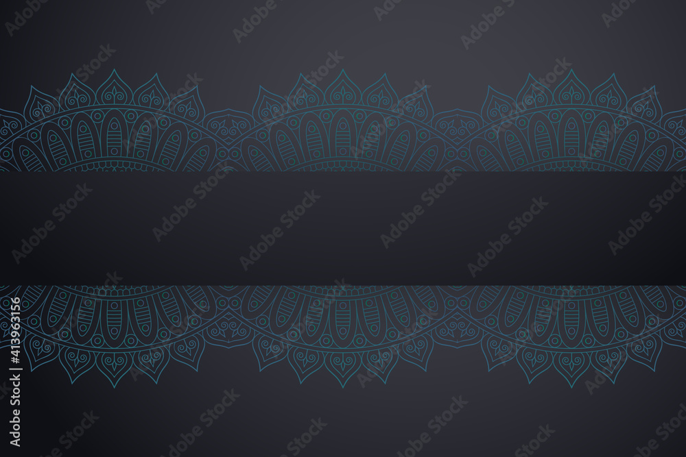 luxury ornamental mandala design background