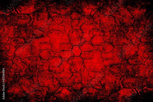 grunge red color of abstract background