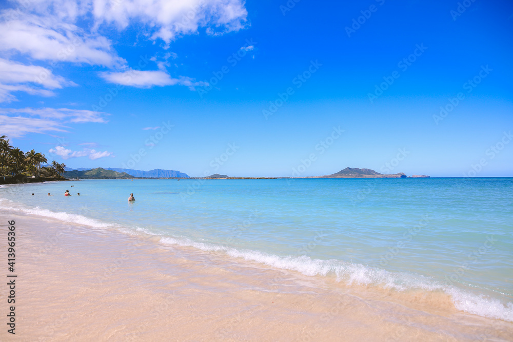 Lanikai beach, Kauai, Oahu, Hawaii