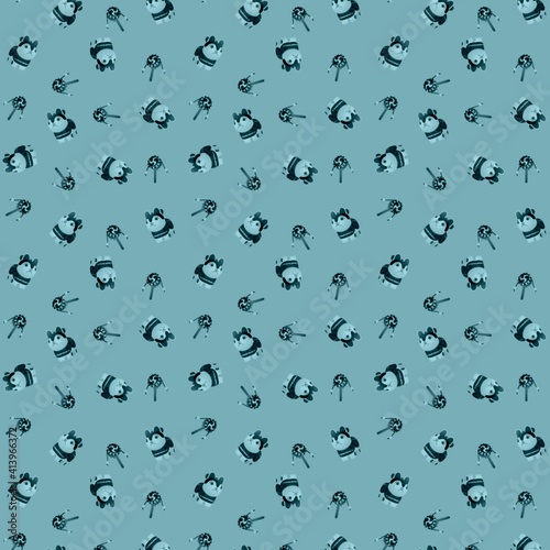 background for creative works in the scrapbooking technique. Material for scrapbooking with dogs. Printing for textiles  fabrics  wallpaper  scrapbooking. 