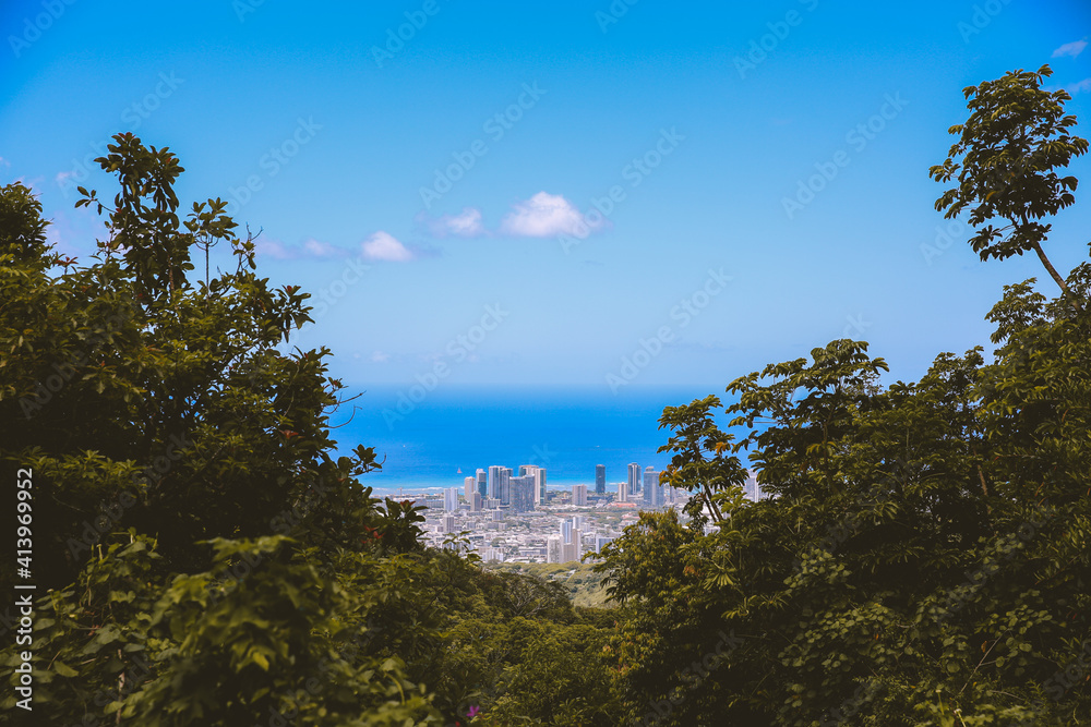 Coastal City of Honolulu, Oahu, Hawaii | Nature Landscape Coastal City of Honolulu, Oahu, Hawaii | Nature Landscape
