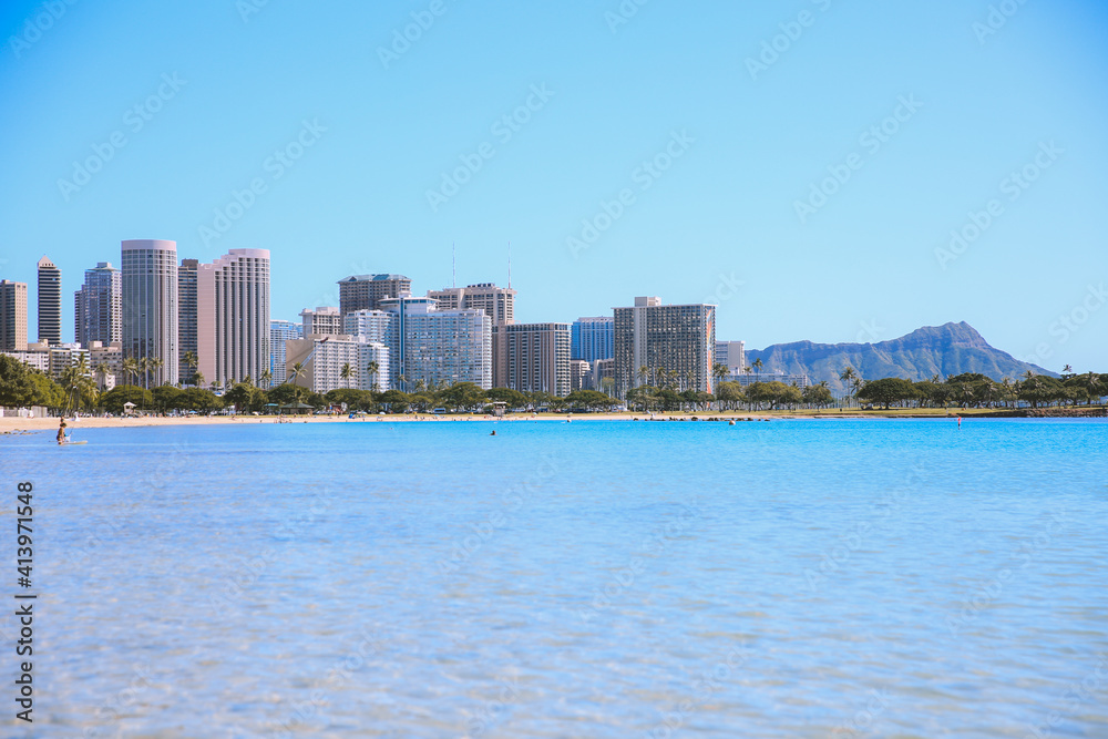 Ala Moana Regional Park, Honolulu, Oahu, Hawaii Ala Moana Regional Park, Honolulu, Oahu, Hawaii
