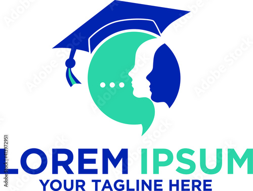 Speech School Education logo design