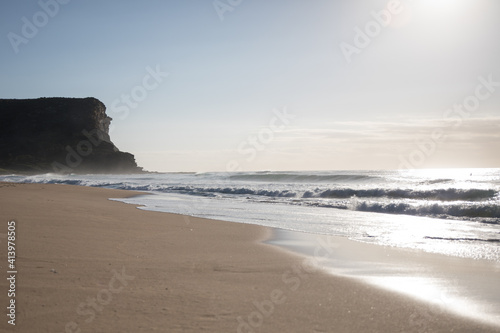 Beach and cliffs along the coastline © LightItUp