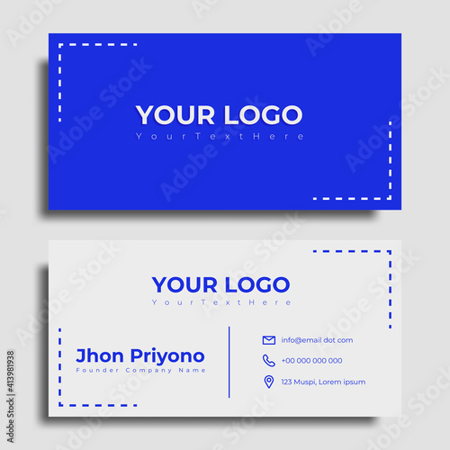 Business Card Template Double sided