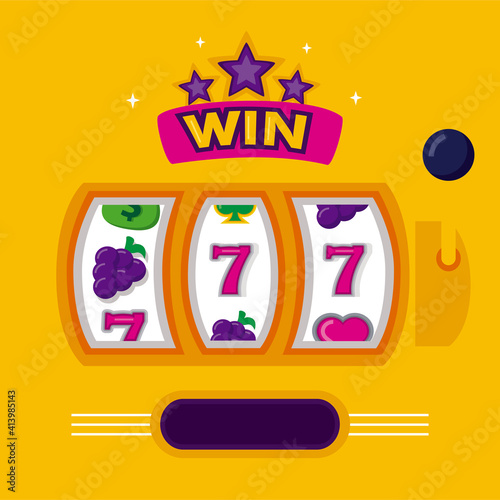 bundle of slots casino set icons