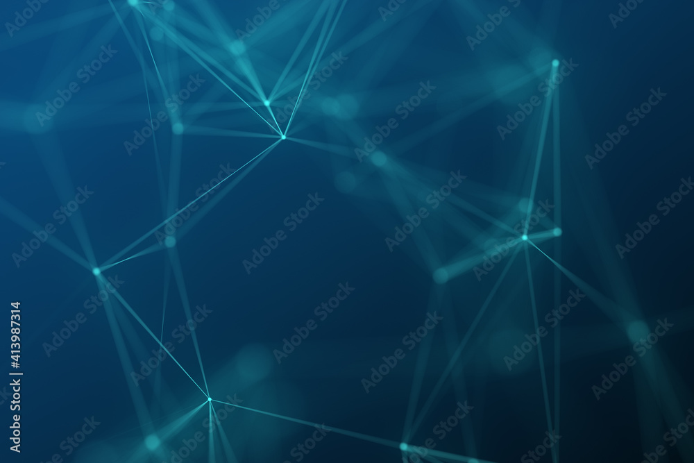 Abstract digital background. Dark blue plexus panoramic hero background. Abstract polygonal space background classic blue with connection lines and dots for tech Abstract digital background. Dark blue plexus panoramic hero background. Abstract polygonal space background classic blue with connection lines and dots for tech
