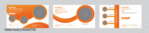 conference banner package  template design